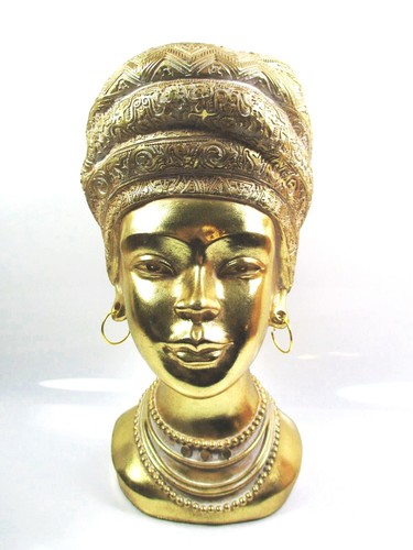 Buste tête femme afrique - tête, avec