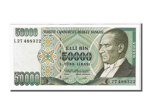 Billet turquie 000 lira - billet,, 50,000