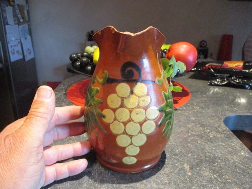 Superbe ancien pichet - pichet, poterie