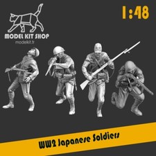1:48 - Figurines WW2 Soldats Japonais by modelkit.fr