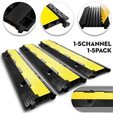 VEVOR Rampe de Protection de Câble Passage Câble PVC Caoutchouc Charge 5 - 40 T