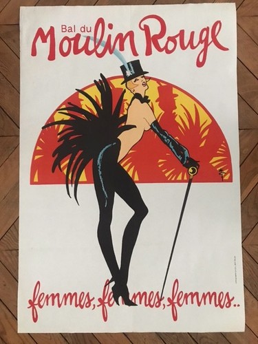 Affiche gruau moulin rouge - affiche,