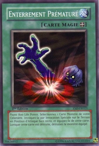 Enterrement - yu-gi-oh!,