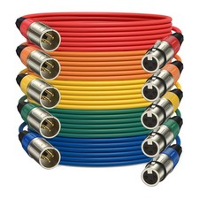 Câble Micro XLR Câbles Micro Balancés XLR Mâle à XLR Femelle Colorés Câbles d...