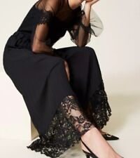 Pantalon noir plissé