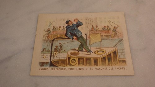 1880 peniche transport paris - transport,