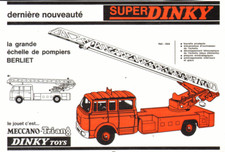 PUB VEHICULE MINIATURE " DINKY