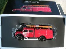MINICHAMPS 1/43 CAMION POMPIERS MAGIRUS-DEUTZ MERKUR TLF16 "Ville d'Aachen"!!