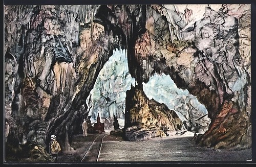 Carte postale trieste grotte - carte, trieste,