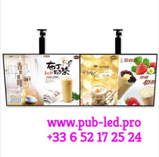 ENSEIGNE PORTE AFFICHE MENU À ÉCLAIRAGE LED, TAILLE A1, 66.4x91.1 cm