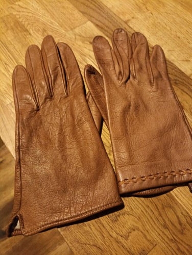 Gants femmes cuir marron clair - gants,
