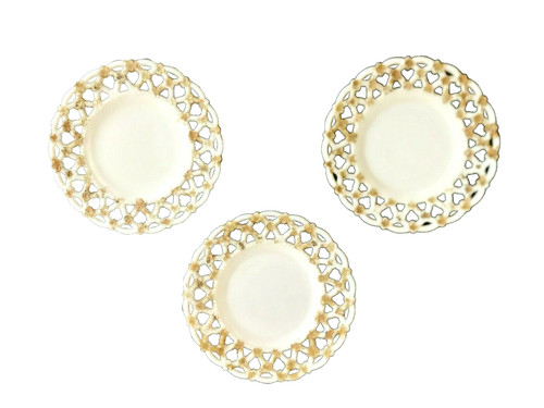 Assiettes opaline verre - 3,