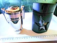 Flacons  vides de parfum -  Lot de 2 -  100 ml. - Invictus et  Thierry Mugler