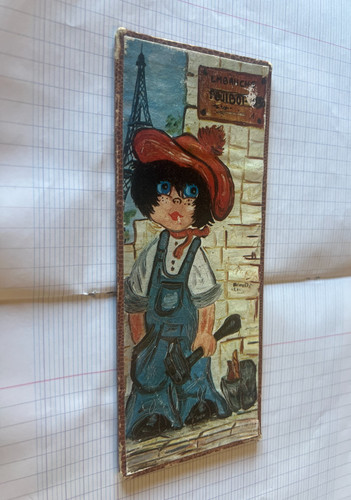 Tableau poulbot vintage cm - poulbot,