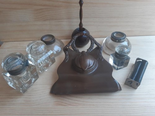 Lot brocante encriers - lot, x