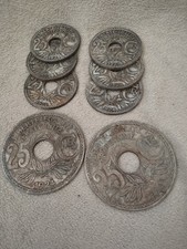 8 dessous de verre Bouteille pièces 25 centimes 1924 – déco vintage bistrot