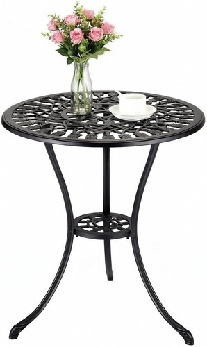 Patio round dining table - dining,