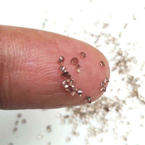 Gros lot 1mm rond facette - 1mm,