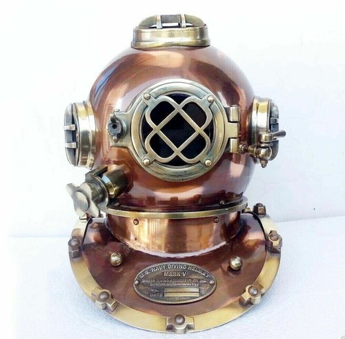 Casque plongée ancien us - de,