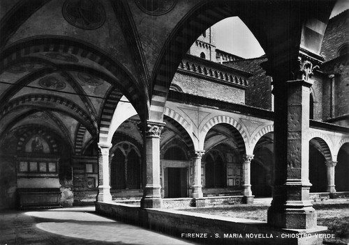 Italie florence chiostro verde - italie,