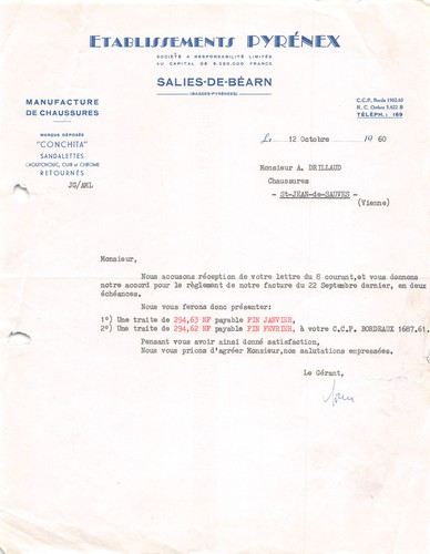 1960 manufacture chaussures - de,