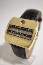TRÈS RARE LIP "SECTEUR" RÉTROGRADE, HEURE SAUTANTE, AUTOMATIQUE ET DATE, 1972