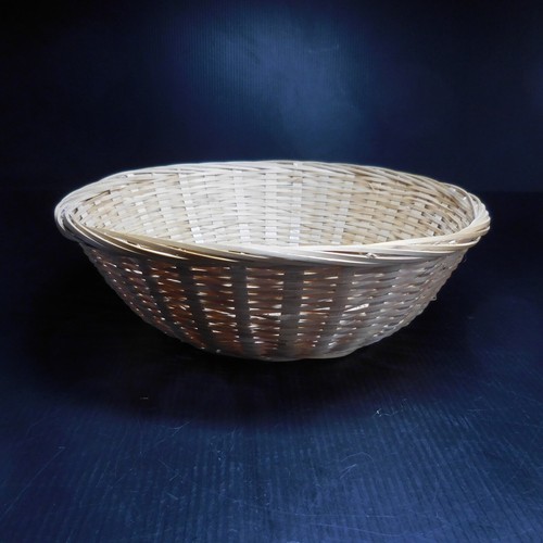 Panier corbeille bois rotin