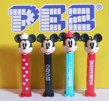 SERIE DE 4 PEZ DIFFERENTS / MICKEY ET MINNIE / DISNEY / PORT OFFERT