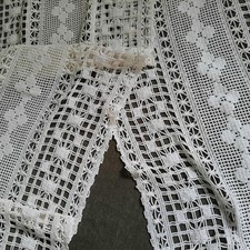 VINTAGE ANCIENS 2 RIDEAUX AU