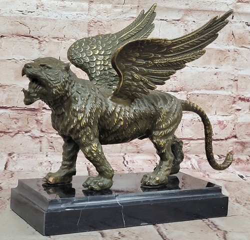 Sculpture bronze tigre signed - bronze,