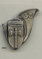 Insigne  , 33  Bon. de Chasseurs à Pied