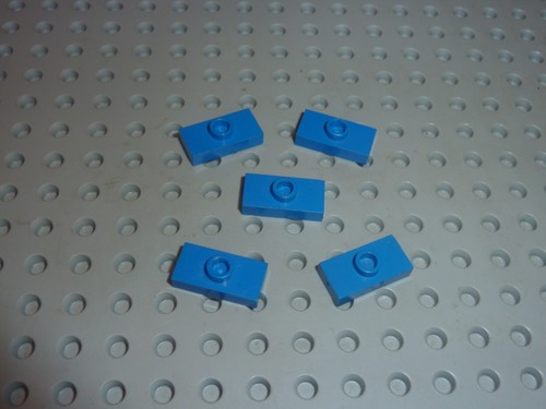 Lego bleu plate ref - 5,