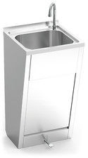 Lave mains inox sur pied