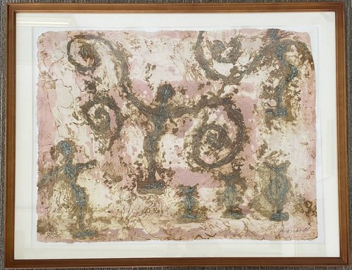 Cadre art texturé - texturé, imprimé