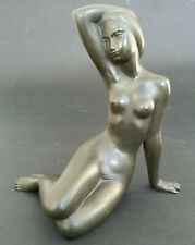 RARE sublime SCULPTURE FEMME NUE signée RICCARDO SCARPA en BRONZE