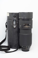 Télé-objectif Zoom NIKON AF Nikkor 80-200mm f/2,8 PARE-SOLEIL HN-28/HOUSSE CL-43