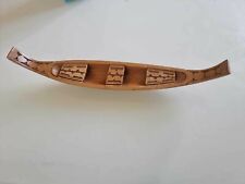 Wooden modal boat canoe collection bateau maquette en bois objets de vitrine 