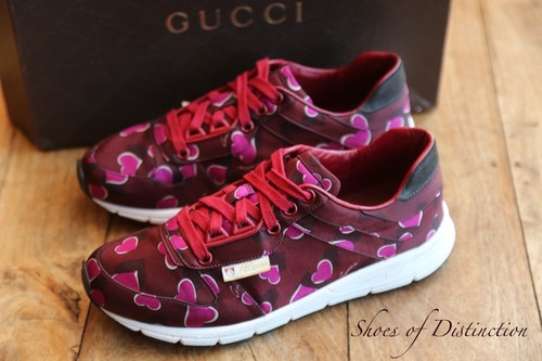 Baskets gucci burgundy purple - baskets,