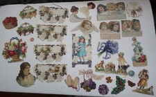 Lot of Die Cut Antique