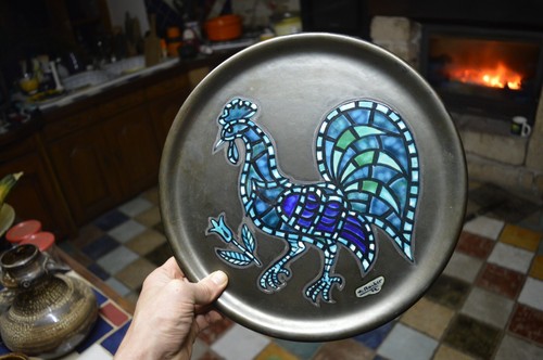 Plat signé emile - plat,