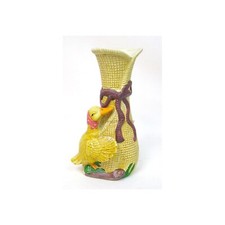 VASE EN CERAMIQUE DECOR CANARD HAUTEUR 20,5 CM