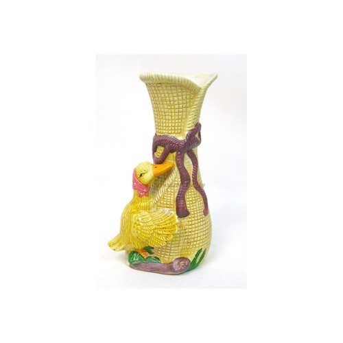Vase ceramique decor canard - ceramique,
