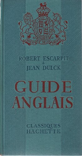 Guide anglais 1963 manuel - anglais., 1963.