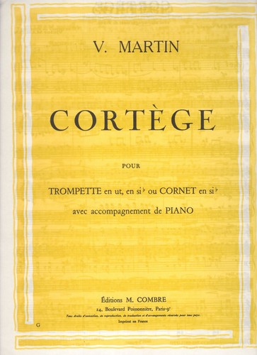 Cortège pour trompette ut - cortège,
