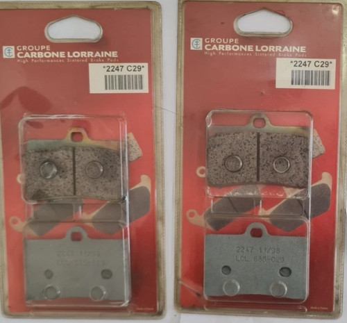Paires plaquettes frein - plaquettes,