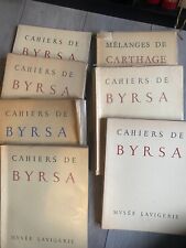 Cahiers de Byrsa 2-4, 6-8, 10 (Carthage) 1952-1965 Musée Lavigerie