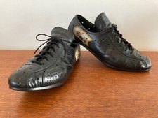 Chaussures Cyclistes CARNAC (T43) Cuir 70/80's Vintage Leather Cycling Shoes