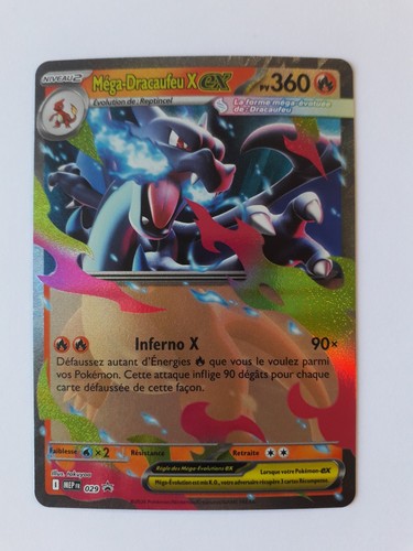 Carte pokémon méga - pokémon, méga-dracaufeu