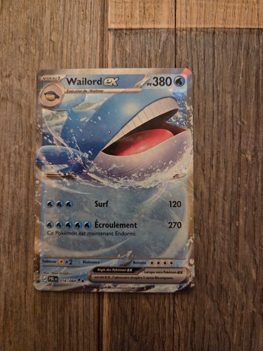 Carte pokémon wailord - carte,