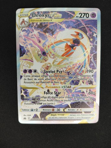 Carte pokemon deoxys vstar - pokemon,